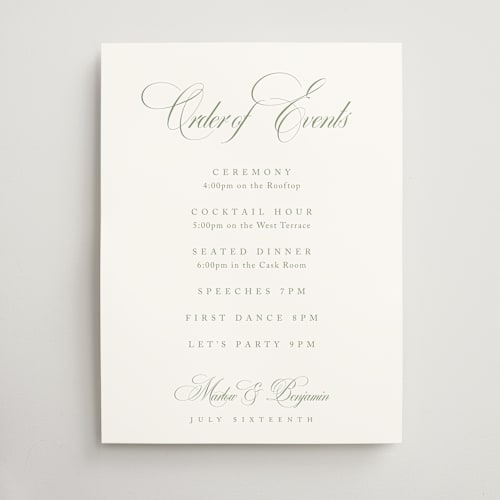 This is a garden wedding signs with standard by Kelly Schmidt called chic script printing on doublethick in 18x24