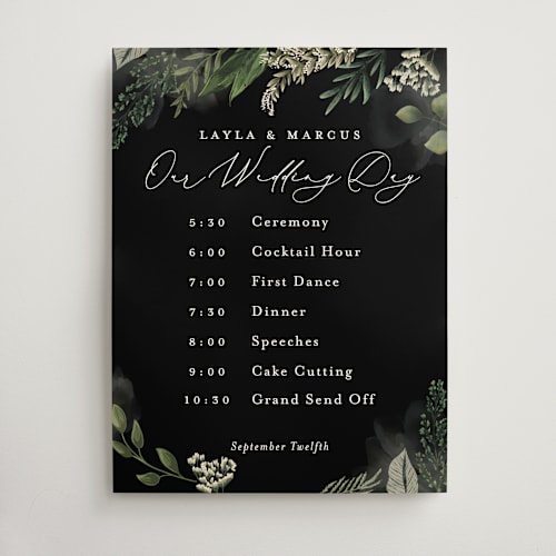 This is a tuxedo wedding signs with standard by Susan Moyal called classic love printing on doublethick in 18x24
