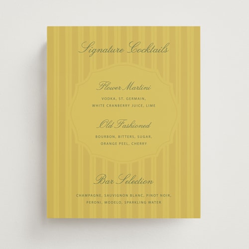 This is a island citrus wedding signs with standard by Ani Somi called calia printing on doublethick in medium