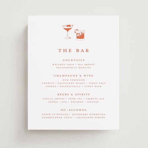 This is a spritz wedding signs with standard by Pippa Shaw called lobster printing on doublethick in 8x10