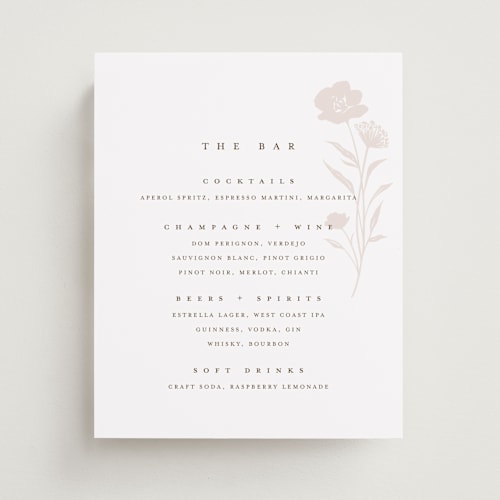 This is a coffee wedding signs with standard by chocomocacino called shiruko printing on doublethick in 8x10