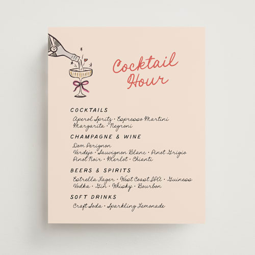 This is a linen wedding signs with standard by chocomocacino called zippuli printing on doublethick in 8x10