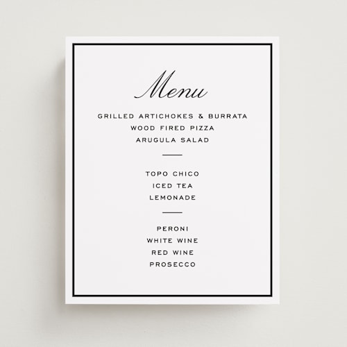 This is a ink graduation party decorations with standard by Megan Davis called cecilie printing on doublethick in 8x10