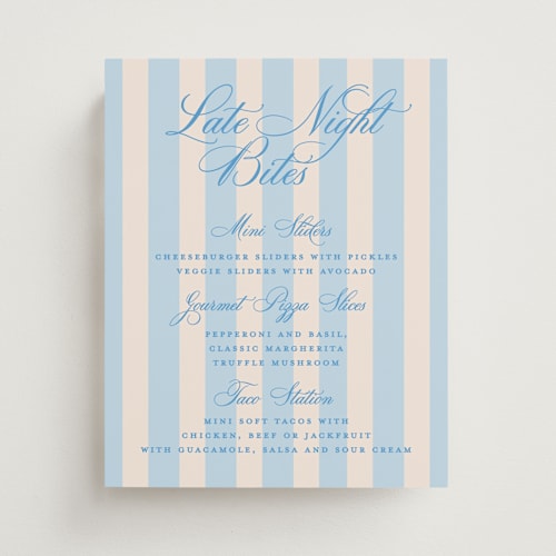 This is a citrine wedding signs with standard by Creo Study called heirloom printing on doublethick in 8x10