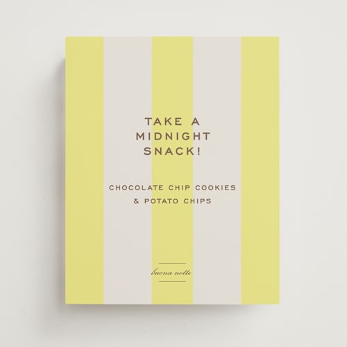 This is a limone wedding signs with standard by Megan Davis called campania printing on doublethick in 8x10