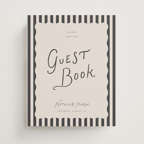 This is a shadow wedding signs with standard by Pixel and Hank called lovers printing on doublethick in 8x10