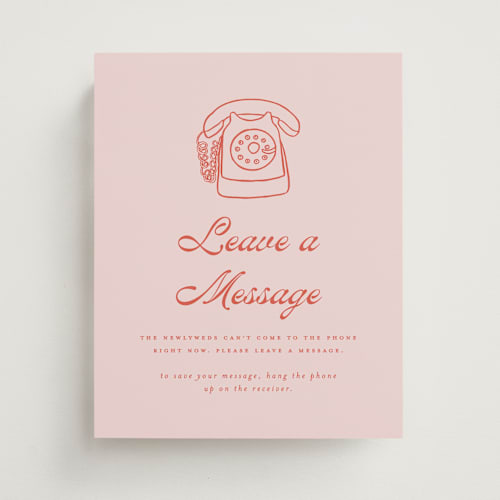 This is a strawberry wedding signs with standard by Morgan Kendall called ring ring printing on doublethick in 8x10