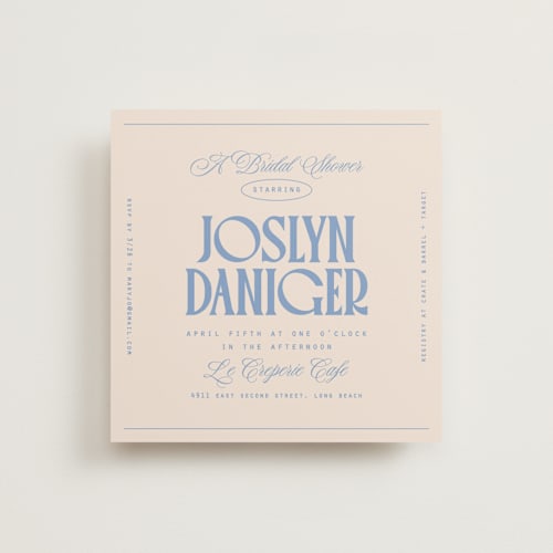 This is a hummingbird bridal shower invitations with standard by Owl and Toad called starring printing on signature in standard