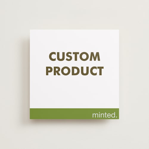 This is a charcoal menu cards with standard by Minted Custom called square printing on signature in standard