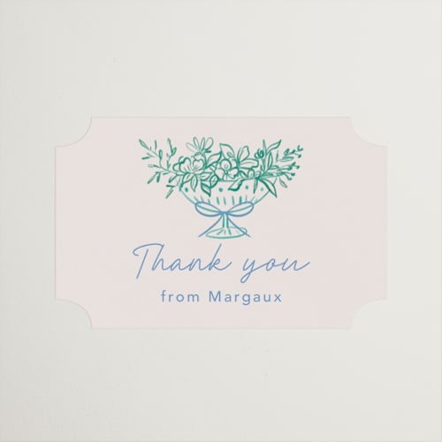 This is a pastel custom stickers with standard by Elly called dining printing on uncoated sticker paper in sticker