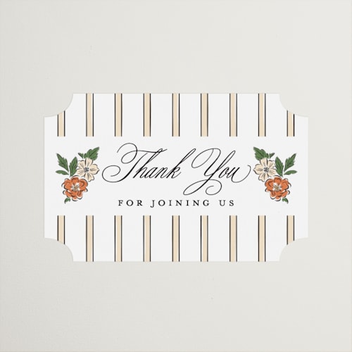 This is a poppy custom stickers with standard by Erin German called floral frame crest printing on uncoated sticker paper in sticker