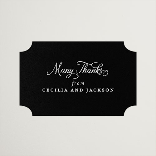 This is a snow wedding favor labels with standard by Kimberly FitzSimons called chic gala printing on uncoated sticker paper in sticker