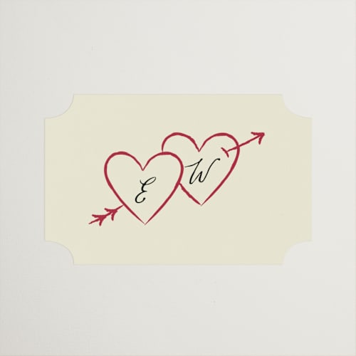 This is a champagne wedding favor labels with standard by Helena Vitto called vintage lovers printing on uncoated sticker paper in sticker