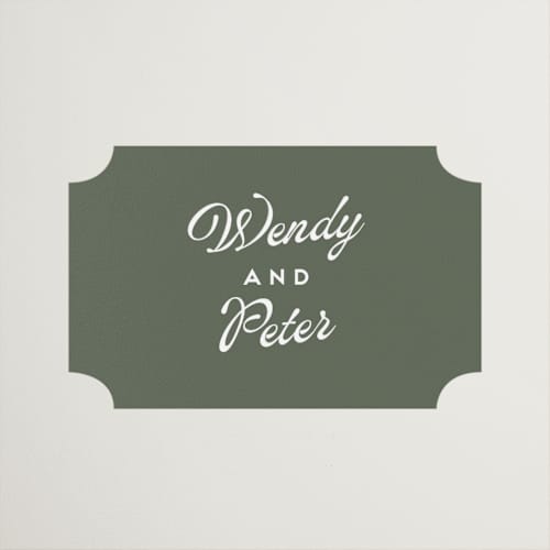 This is a garden wedding favor labels with standard by Snow and Ivy called penumbra printing on uncoated sticker paper in sticker