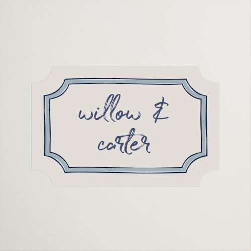 This is a neptune wedding favor labels with standard by Kelly Watkins called vase printing on uncoated sticker paper in sticker