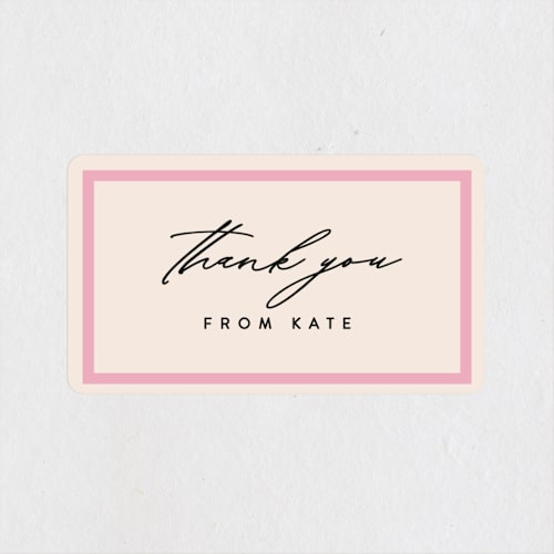 This is a champagne wedding favor labels with standard by Angela Thompson called chic party printing on uncoated sticker paper in sticker
