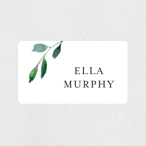This is a floral custom stickers with standard by Mere Paper called spring wildflowers printing on uncoated sticker paper in sticker