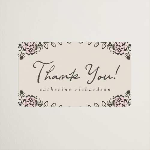 This is a champagne custom stickers with standard by Ana de Sousa called gathering joy printing on uncoated sticker paper in sticker