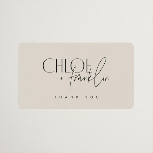 This is a natural wedding favor labels with standard by Kelly Schmidt called layered printing on uncoated sticker paper in sticker