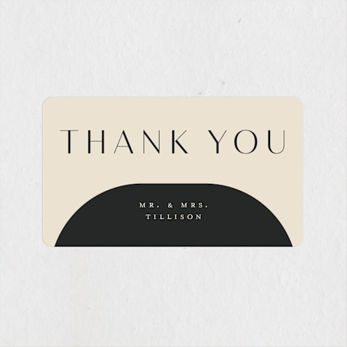 This is a matchbook wedding favor labels with standard by Christie Garcia called entwine printing on uncoated sticker paper in sticker