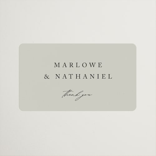 This is a spring wedding favor labels with standard by Kelly Schmidt called astoria printing on uncoated sticker paper in sticker