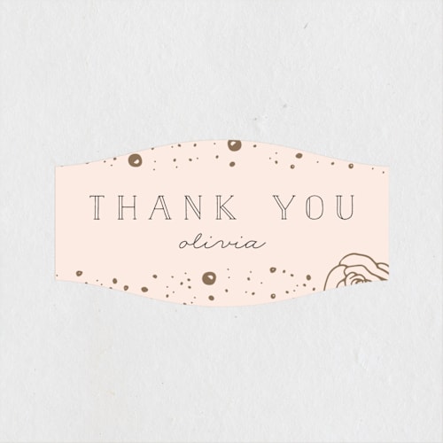 This is a cerise custom stickers with standard by Annie Montgomery called gilded vines printing on uncoated sticker paper in sticker