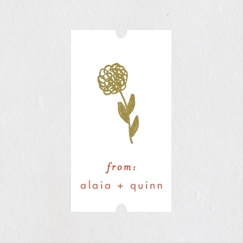 This is a verona sunset custom stickers with standard by Blustery August called alaia printing on uncoated sticker paper in sticker