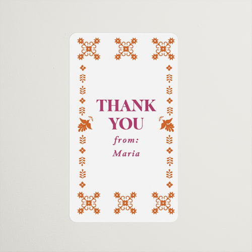 This is a gumdrop custom stickers with standard by Eva Tadros called let's fiesta printing on uncoated sticker paper in sticker