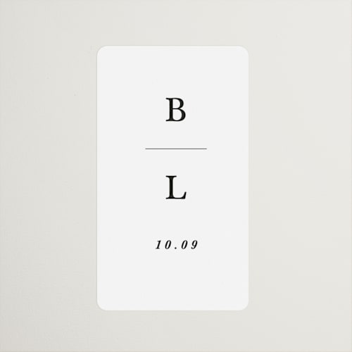 This is a tuxedo wedding favor labels with standard by Kate Ahn called paire printing on uncoated sticker paper in sticker