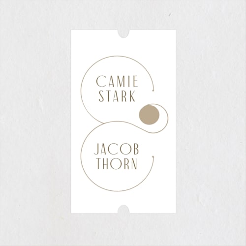 This is a snow custom stickers with standard by Lori Wemple called ampersand printing on uncoated sticker paper in sticker