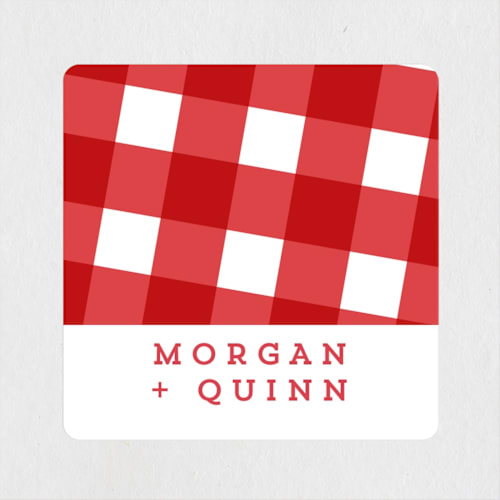 This is a ketchup wedding favor labels with standard by Lea Delaveris called i do bbq printing on uncoated sticker paper in sticker