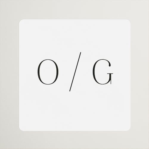 This is a lily wedding favor labels with standard by Hooray Creative called classy type printing on uncoated sticker paper in sticker