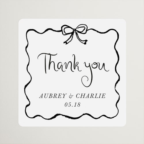 This is a tuxedo wedding favor labels with standard by Cass Loh called quirky fun printing on uncoated sticker paper in sticker