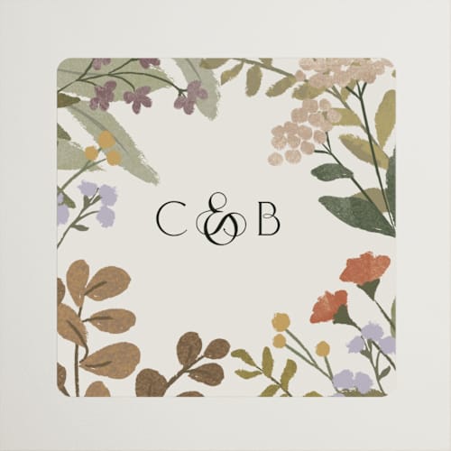 This is a natural wedding favor labels with standard by Jennifer Wick called ellsworth printing on uncoated sticker paper in sticker