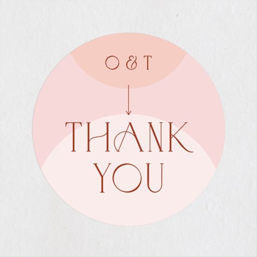 This is a blush custom stickers with standard by Jennifer Lew called game plan printing on uncoated sticker paper in sticker