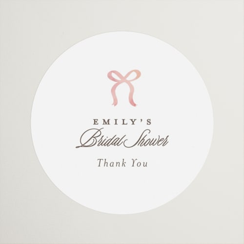 This is a carnation custom stickers with standard by Itsy Belle Studio called love is blooming printing on uncoated sticker paper in sticker