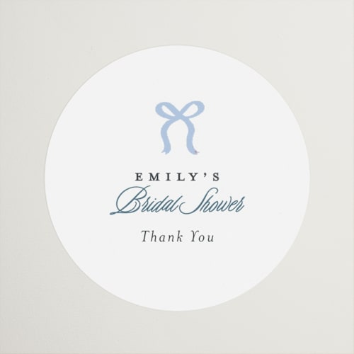 This is a periwinkle custom stickers with standard by Itsy Belle Studio called love is blooming printing on uncoated sticker paper in sticker