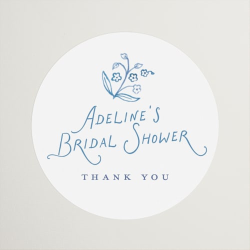 This is a frost custom stickers with standard by Itsy Belle Studio called clara printing on uncoated sticker paper in sticker