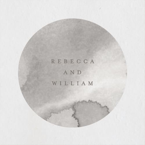 This is a cloud wedding favor labels with standard by Mansi Verma called sausalito printing on uncoated sticker paper in sticker