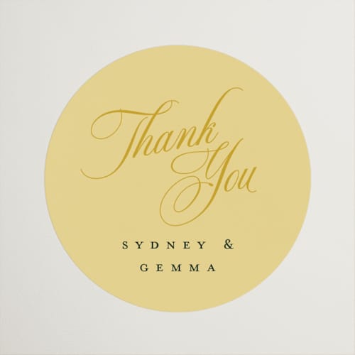 This is a island citrus wedding favor labels with standard by Morgan Kendall called bloom printing on uncoated sticker paper in sticker