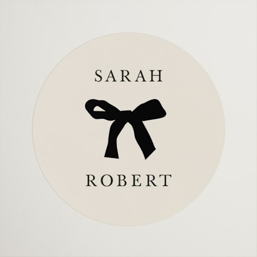 This is a sand wedding favor labels with standard by Baumbirdy called cheers printing on uncoated sticker paper in sticker