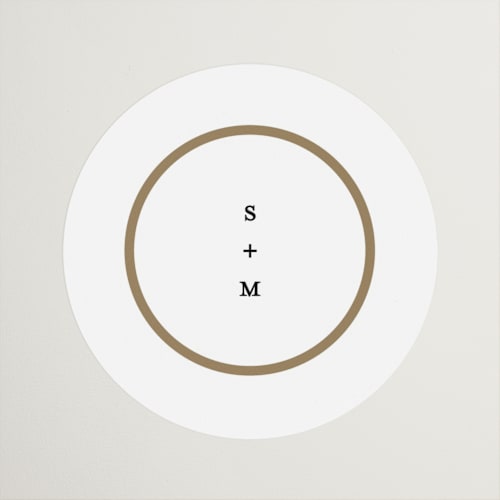 This is a cotton wedding favor labels with standard by Carolyn Nicks called tuxedo printing on uncoated sticker paper in sticker