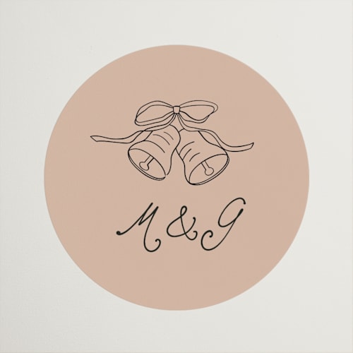 This is a vintage wedding favor labels with standard by Kelly Watkins called felicity printing on uncoated sticker paper in sticker