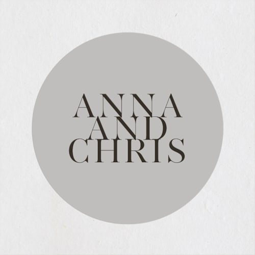 This is a dove gray wedding favor labels with standard by Up Up Creative called show printing on uncoated sticker paper in sticker
