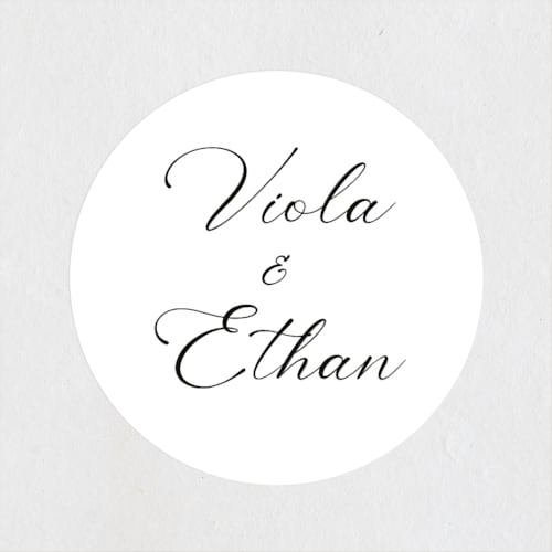This is a snow wedding favor labels with standard by Maja Cunningham called poem printing on uncoated sticker paper in sticker