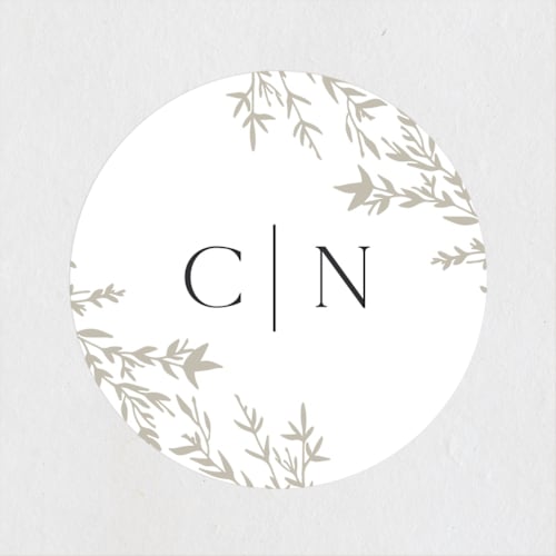 This is a cotton wedding favor labels with standard by Carolyn Nicks called swoon printing on uncoated sticker paper in sticker