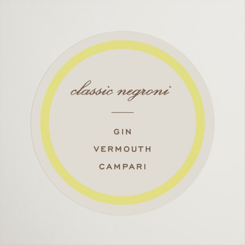 This is a limone wedding favor labels with standard by Megan Davis called campania printing on uncoated sticker paper in sticker