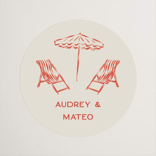 This is a lobster wedding favor labels with standard by Jackie Crawford called kitty hawk printing on uncoated sticker paper in sticker