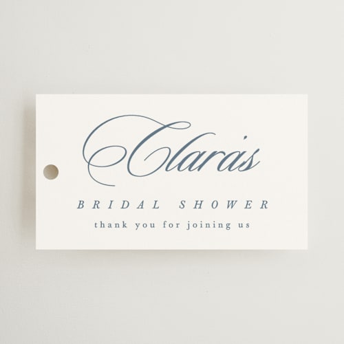 This is a coastal gift tags with standard by Kelly Schmidt called clara printing on signature in tag