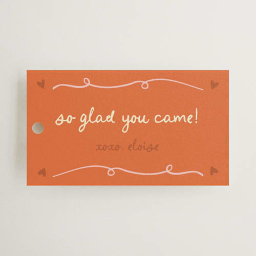 This is a verona gift tags with standard by Stephanie Heinrich Godbout called cin cin printing on signature in tag